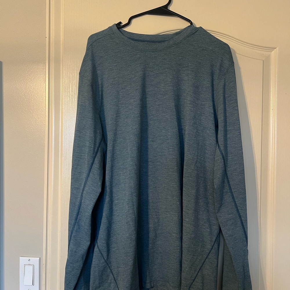 lululemon athletica Slate Blue Long Sleeve Shirt